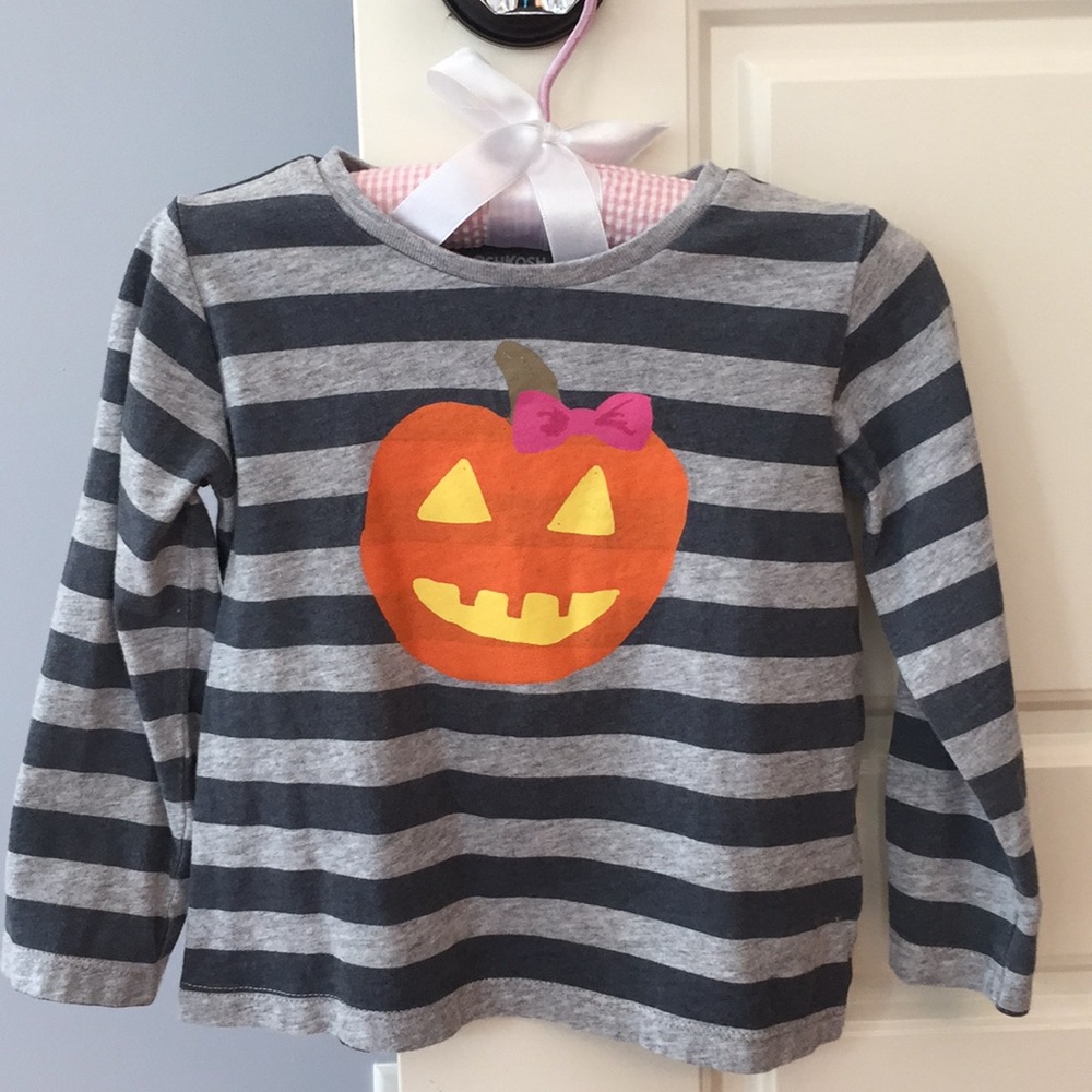OSHKOSH ORIGINALS Striped Halloween LS Shirt